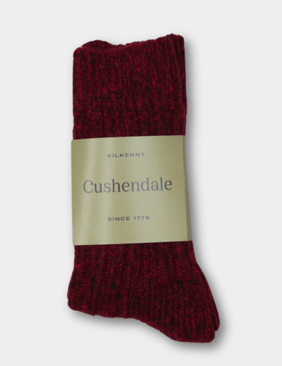 Wine Wool Socks - Cushendale Woollen Mills