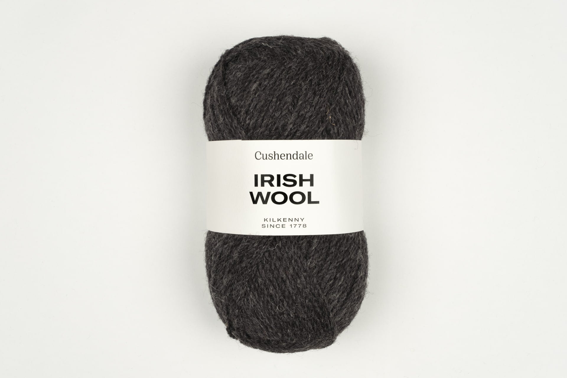 Dark Charcoal Irish Wool DK Yarn - Cushendale Woollen Mills
