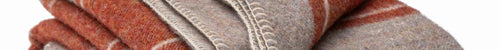 Cinnamon Lacken Irish Wool Bed Blanket - Cushendale Woollen Mills