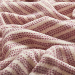 Pink Heather Raheen Irish Wool Throw Blanket - Cushendale Woollen Mills