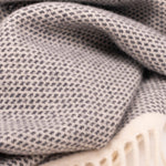 Graphite Duiske Merino Lambswool Scarf - Cushendale Woollen Mills
