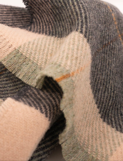 Charcoal Mullins Merino Lambswool Scarf - Cushendale Woollen Mills