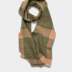 Sage/Fawn Mullins Merino Lambswool Scarf - Cushendale Woollen Mills