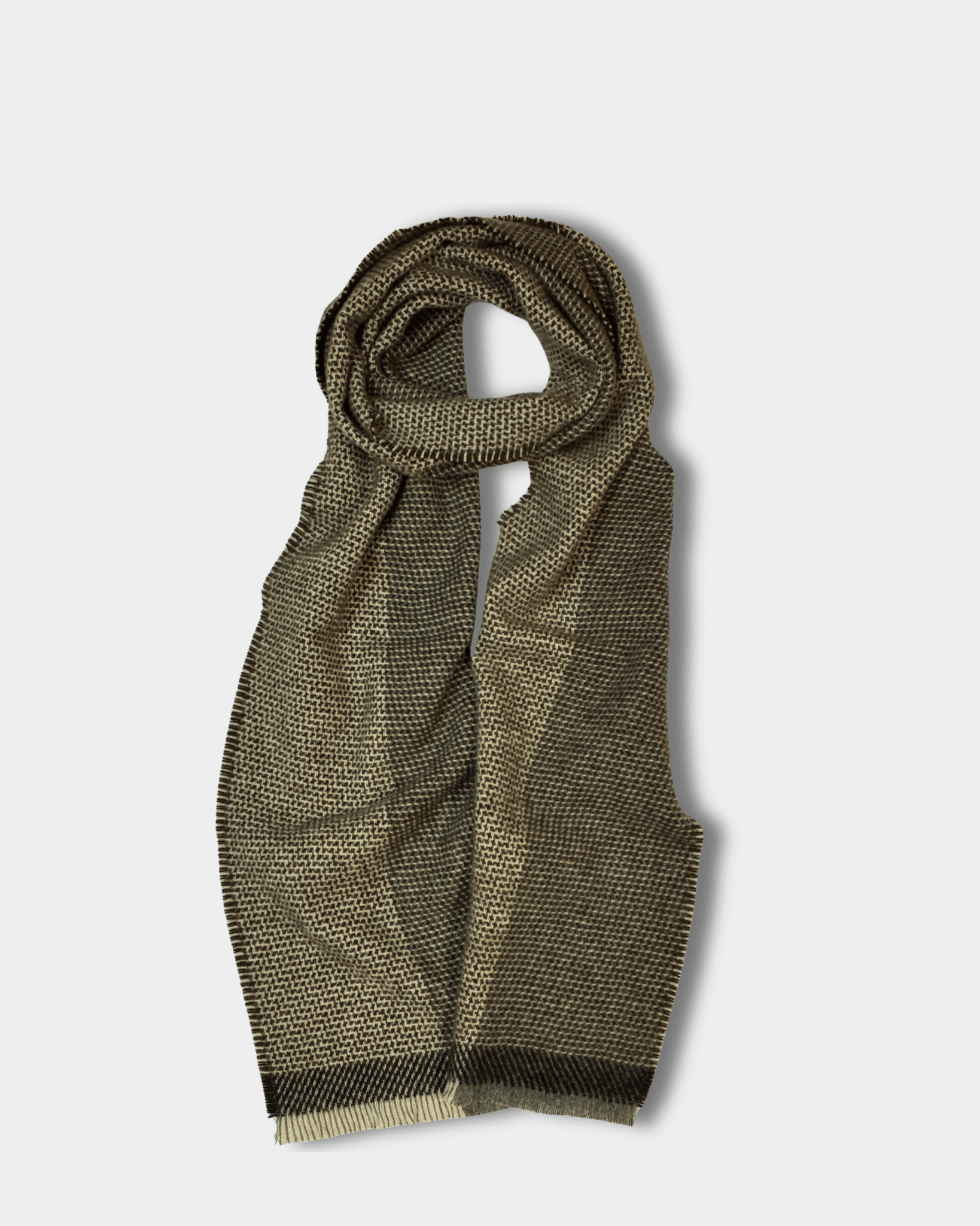 Moss Tweed Merino Lambswool Scarf - Cushendale Woollen Mills