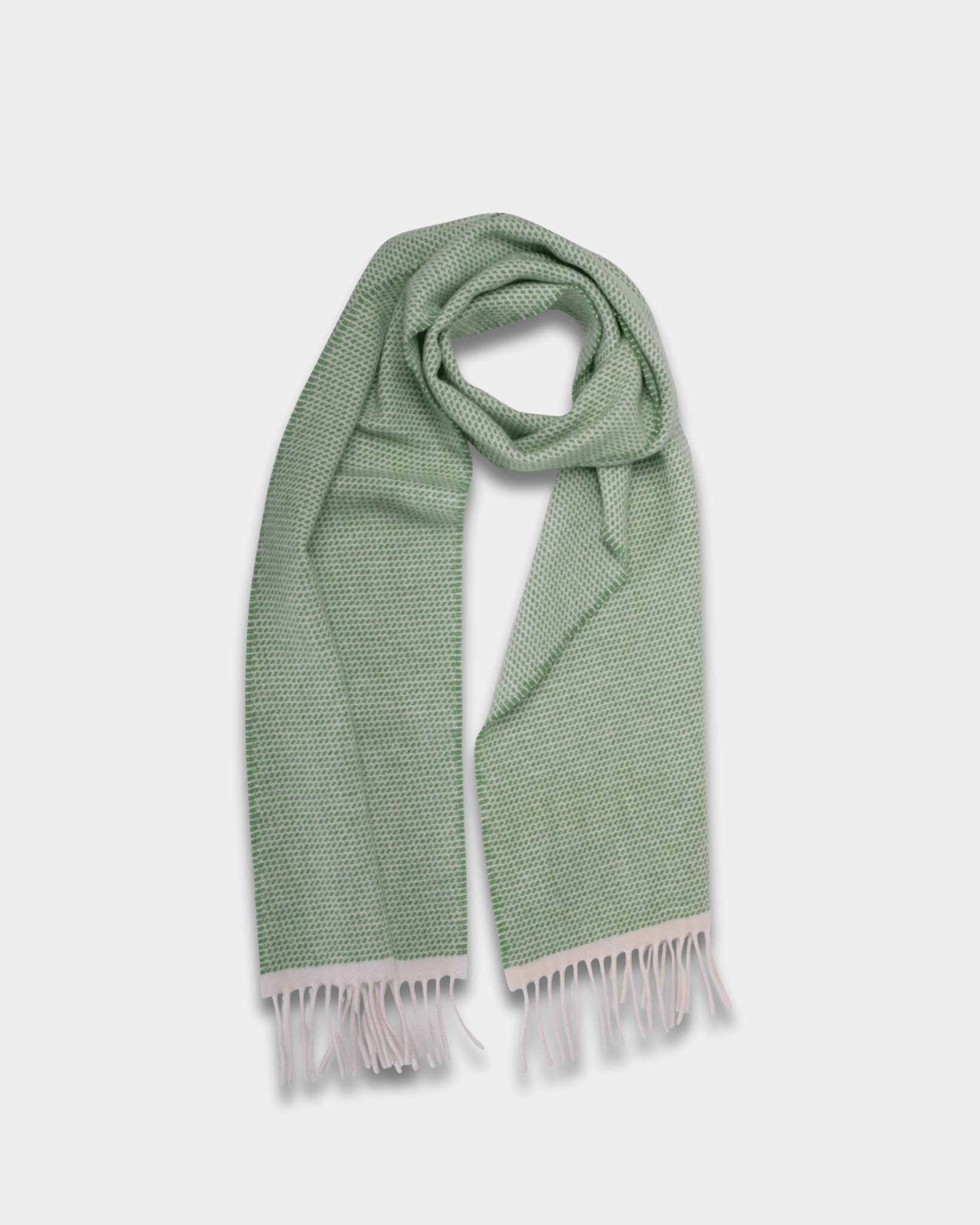 Greengage Duiske Merino Lambswool Scarf - Cushendale Woollen Mills