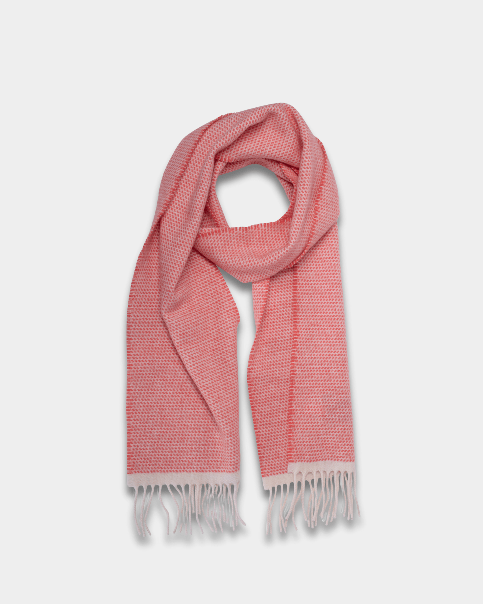 Coral Duiske Merino Lambswool Scarf - Cushendale Woollen Mills