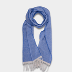Azure Duiske Merino Lambswool Scarf - Cushendale Woollen Mills