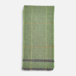 Lime Turra Merino Lambswool Scarf - Cushendale Woollen Mills