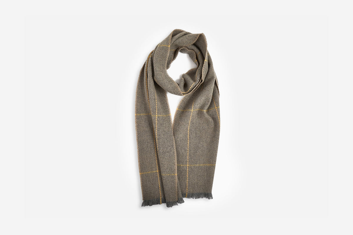 Loam Turra Merino Lambswool Scarf - Cushendale Woollen Mills