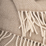 Loam Aclare Lambswool Throw Blanket - Cushendale Woollen Mills