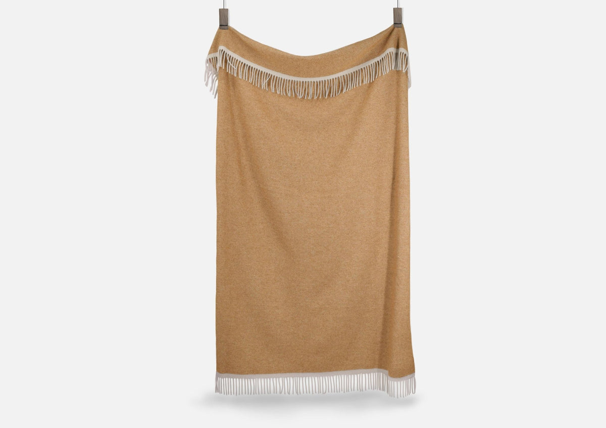 Autumn Duiske Lambswool Throw Blanket - Cushendale Woollen Mills