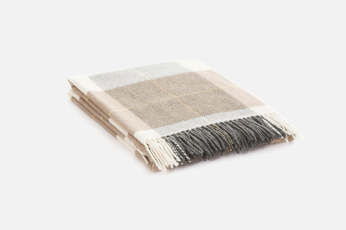 Loam Glynn Lambswool Throw Blanket - Cushendale Woollen Mills
