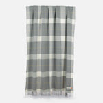 Steel Glynn Lambswool Throw Blanket - Cushendale Woollen Mills