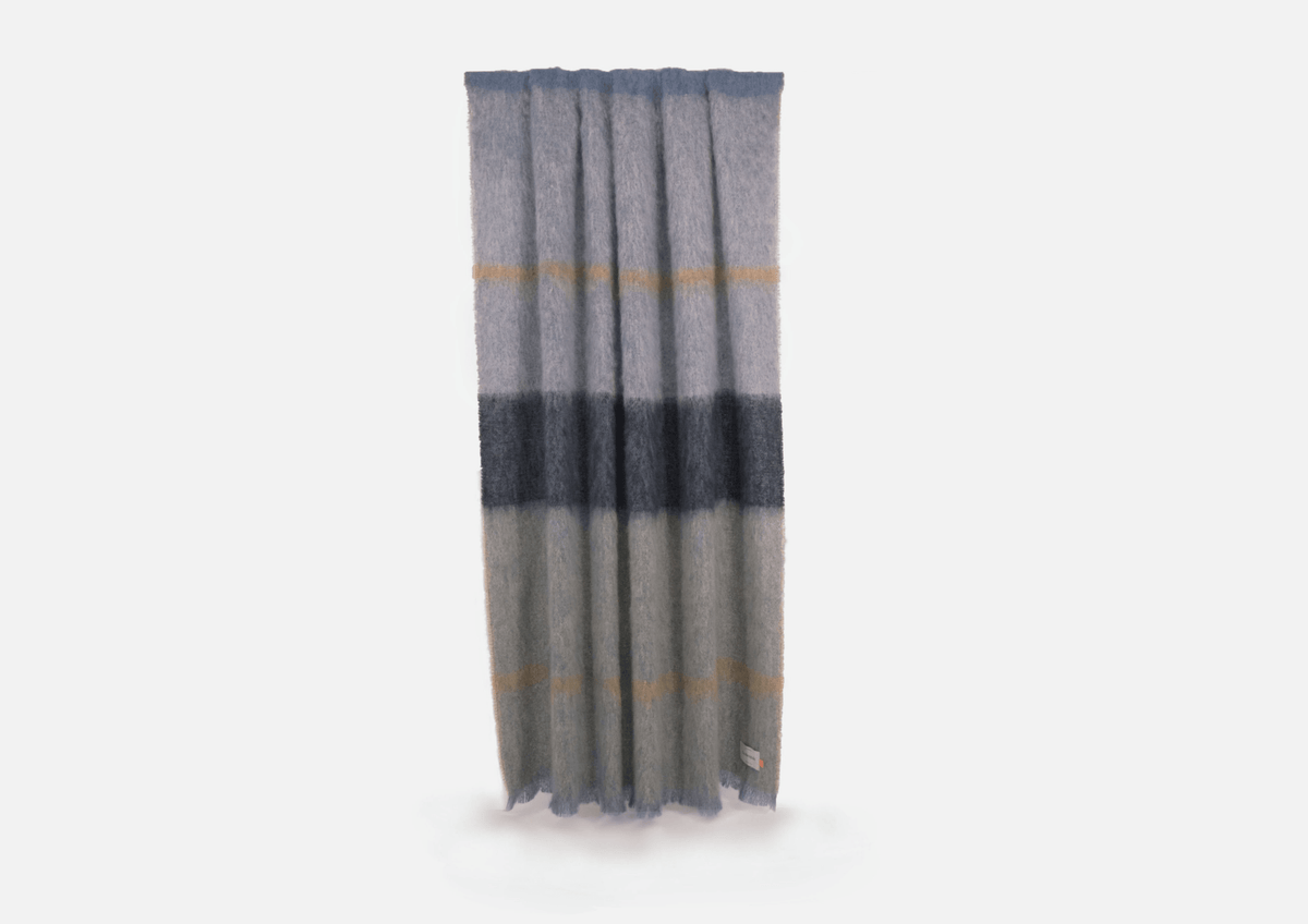Olive Boher Mohair XThrow Blanket - Cushendale Woollen Mills