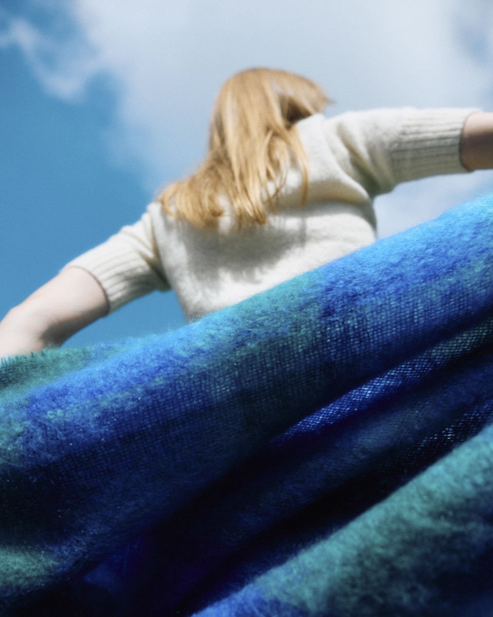Ascot Drumin Mohair Throw Blanket - Cushendale Woollen Mills