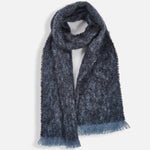 Black Clash Mohair Scarf - Cushendale Woollen Mills