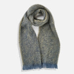 Olive Clash Mohair Scarf - Cushendale Woollen Mills