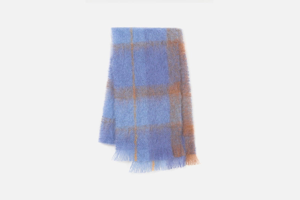 Bluebird Drumin Mohair Scarf - Cushendale Woollen Mills