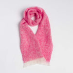 Raspberry Mooneen Mohair Scarf - Cushendale Woollen Mills