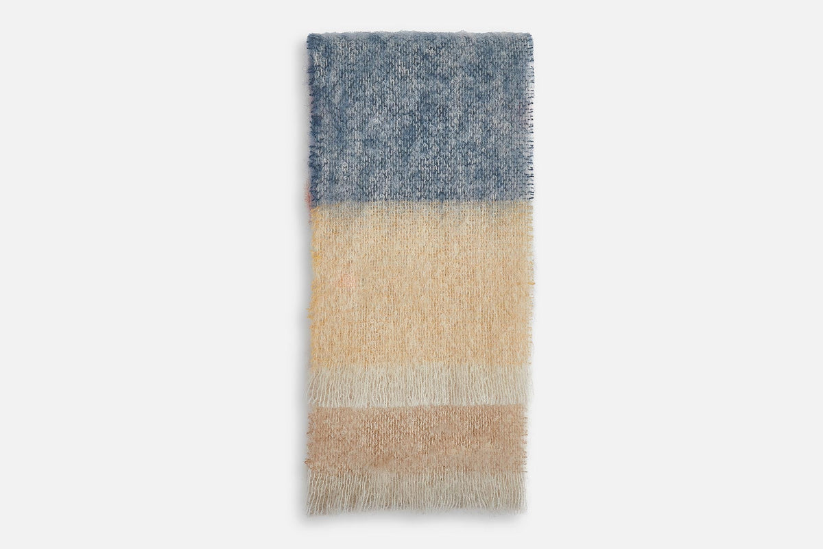 Slate Silare Mohair XScarf - Cushendale Woollen Mills