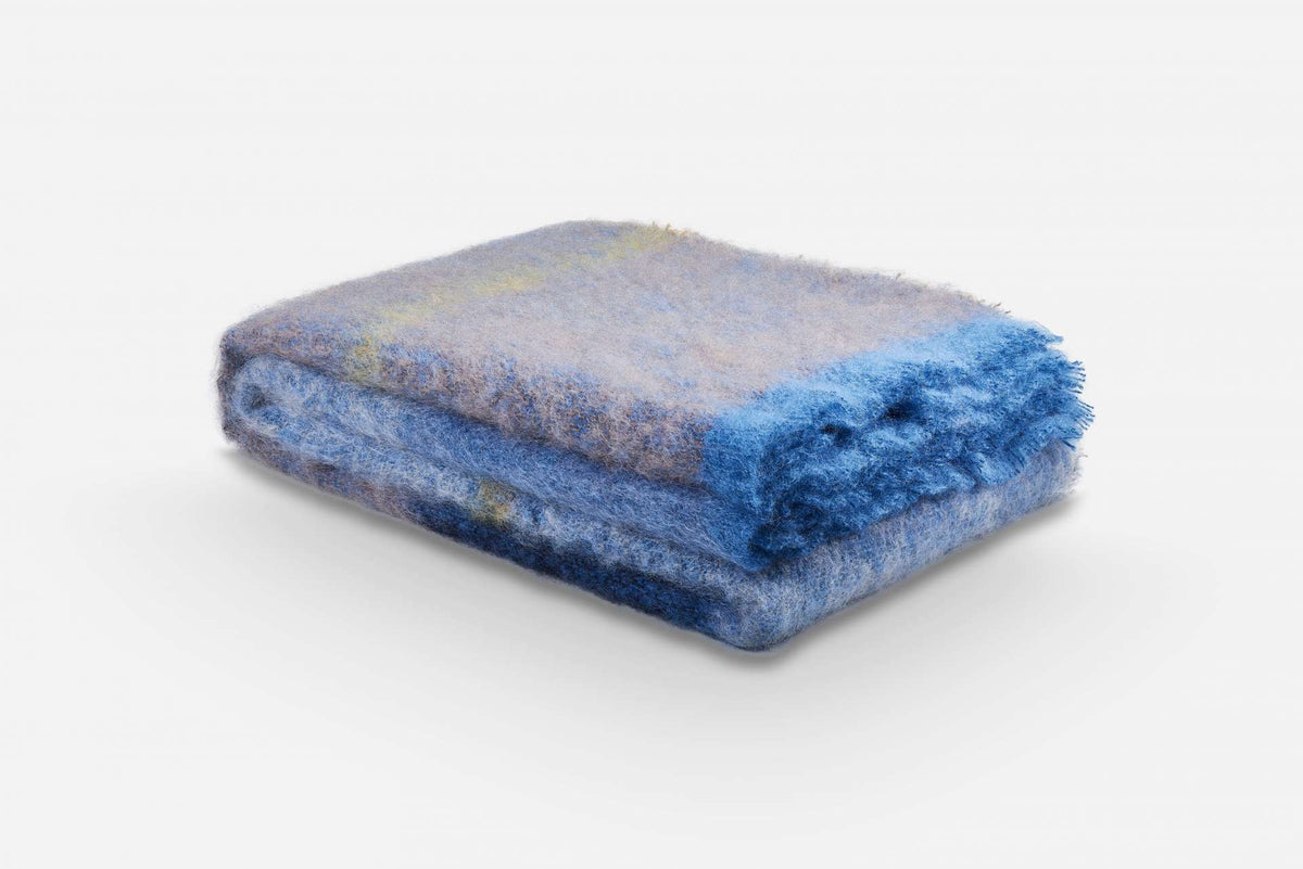 Cocoa Boher Mohair XThrow Blanket - Cushendale Woollen Mills