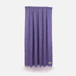 Aubergine Clash Mohair Throw Blanket - Cushendale Woollen Mills