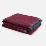 Wine Clash Mohair Throw Blanket - Cushendale Woollen Mills
