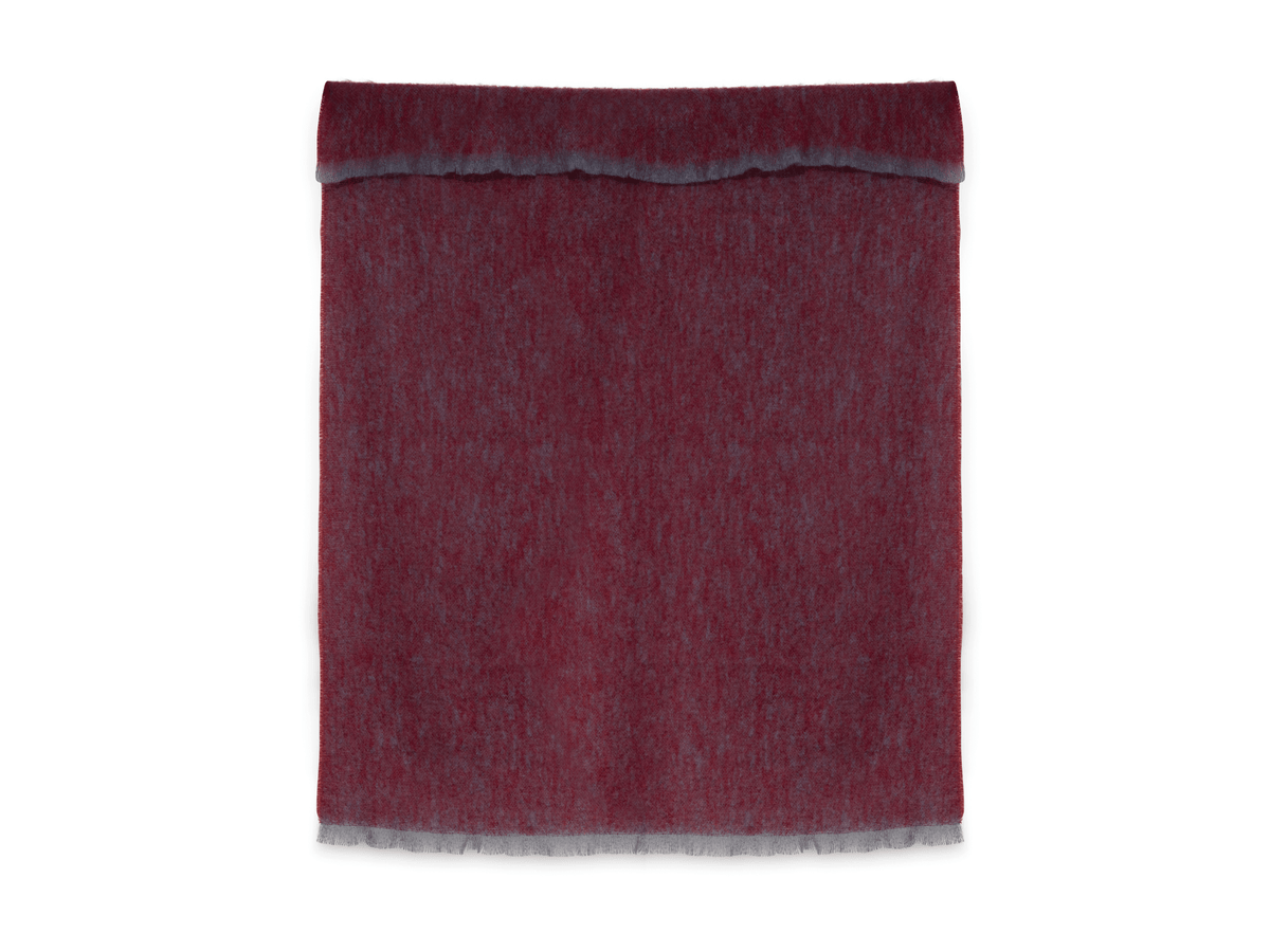 Wine Clash Mohair Throw Blanket - Cushendale Woollen Mills