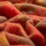 Flame Drumin Mohair Throw Blanket - Cushendale Woollen Mills