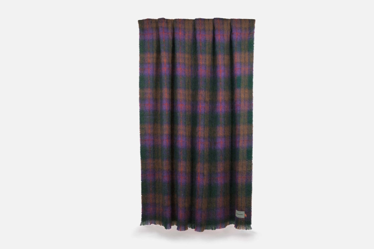 Woodland Drumin Mohair Throw Blanket - Cushendale Woollen Mills