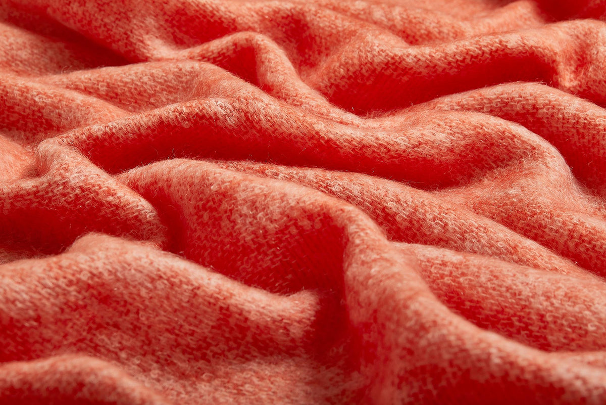 Poppy Mooneen Mohair Throw Blanket - Cushendale Woollen Mills