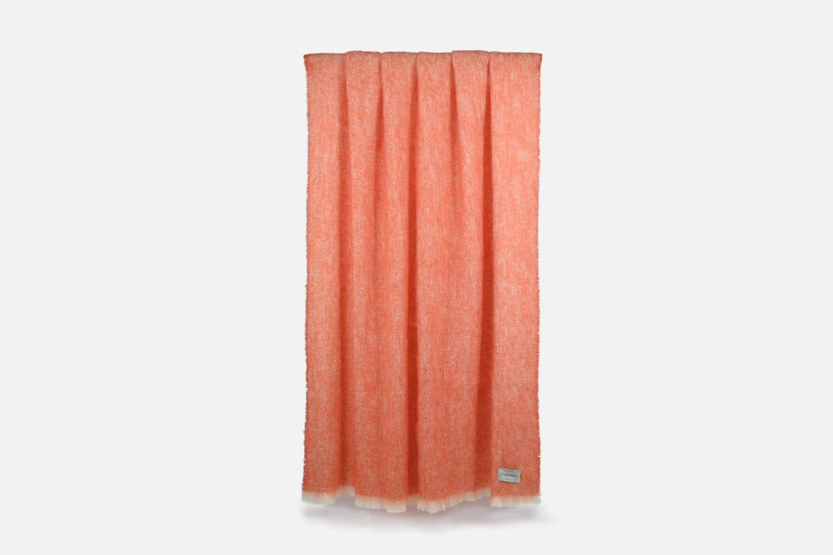 Poppy Mooneen Mohair Throw Blanket - Cushendale Woollen Mills