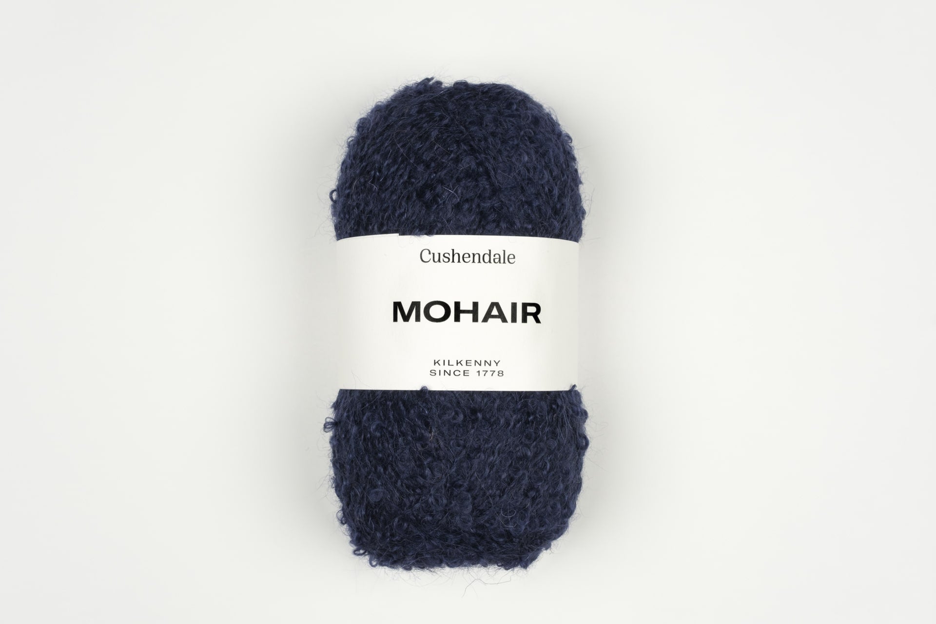 Navy Mohair Yarn - Cushendale Woollen Mills