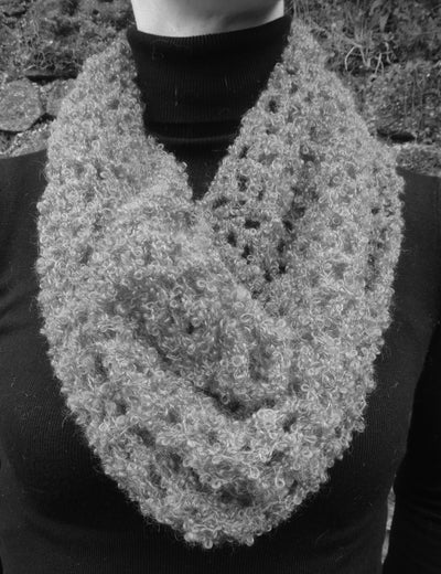 Mohair Snood Crochet Kit - Cushendale Woollen Mills